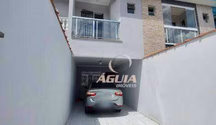 Sobrado com 3 dormitórios à venda, 109 m² por R$ 479.000,00 - Jardim Milena - Santo André/SP