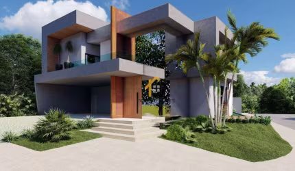 Sobrado com 4 dormitórios à venda, 383 m² por R$ 5.800.000 - Quinta do Golfe Jardins - São José do Rio Preto/SP