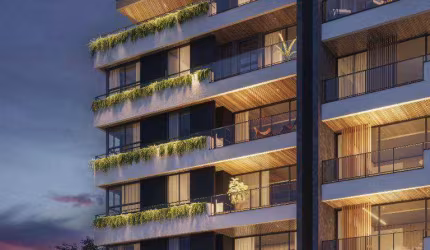 Penthouse com 3 dormitórios à venda, 183 m² por R$ 2.740.218,28 - Mercês - Curitiba/PR