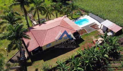 Chácara Recanto Novo Horizonte, com 2 dormitórios à venda, 1600 m² por R$ 780.000 - Zona Rural - Cambé/PR