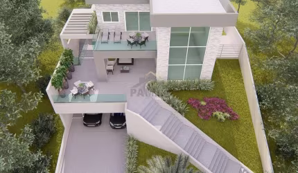 Magnifica casa a venda em Condomínio Fechado, 4 dormitórios, 4 suítes, 6 banheiros, 4 vagas cobertas, 520m²