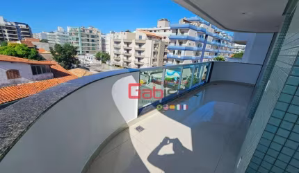 Apartamento com 3 dormitórios para alugar, 140 m² por R$ 5.101,45/mês - Vila Nova - Cabo Frio/RJ