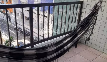 Cobertura com 2 quartos para alugar na Rua Carlos Martiniano de Andrade Bitencourt, 264, Aviação, Praia Grande, 150 m2 por R$ 3.300