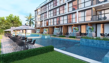Apartamentos na Praia de Tamandaré com 2 quartos, unidades com piscinas privativas