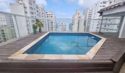 Cobertura com 2 dormitórios, 180 m² - venda ou aluguel - Pitangueiras - Guarujá/SP