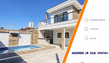 Sobrado Alto Padrão no Balneário Flórida – Luxo a 200 metros da Praia!
