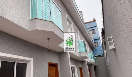 Sobrado novo no AECarvalho 3 dorms 1 suite 1 vaga