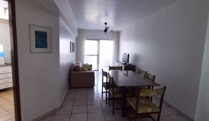Apartamento para temporada. 02 quartos com ar condicionado, 01 garagem. Centro de Guarapari/es.