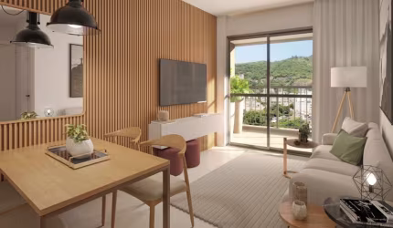 Apartamento de Quarto e Sala na Tijuca