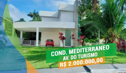 Casa em condomínio fechado com 3 quartos à venda na Condomínio Mediterrâneo, Tarumã, Manaus, 503 m2 por R$ 2.000.000