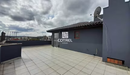 Cobertura para venda com 3 dormitórios 1 sendo suíte, sala ampla, terraço situad