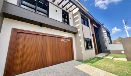 Casa nova para venda com 3 suítes, lareira e piscina no Bairro Camobi