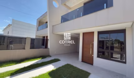 Casa nova para venda 3 dormitórios sendo 1 suíte, 1 vaga de garagem situada no B