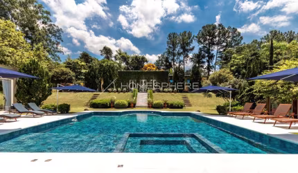 Fazenda Vila Real de Itu Casa de condomínio à venda Fazenda Vila Real de Itu, 5 quartos sendo 5 suítes, 1200 m², projeto Rogério Luciani Arquitetura, piscina privativa, área gourmet e a natureza do Co