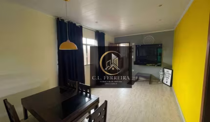 Apartamento reformado, 2 sacadas, com 2 dormitórios à venda, 70 m² por R$ 335.000 - Boqueirão - Praia Grande/SP