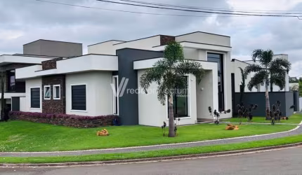 Casa em condomínio fechado com 3 quartos à venda na Estrada Municipal PLN-360, s/n°, Parque Brasil 500, Paulínia, 242 m2 por R$ 2.699.000