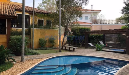 Casa em condomínio fechado com 4 quartos à venda na Rua das Abélias, 1, Alphaville Dom Pedro, Campinas, 458 m2 por R$ 4.950.000