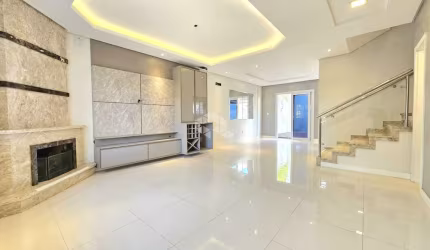 Casa com 4 dormitórios, sendo 3 suítes, vaga cobeta para 2 veículos, no Bairro Igara na cidade de Canoas. Aceita Financiamento Bancário e FGTS.