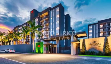 Apartamento 2 Quartos (1 Suítes), Condomínio Vivendas do Atlântico, Balneário Piçarras-SC