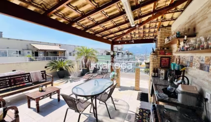 Cobertura com 3 dormitórios à venda, 163 m² por R$ 800.000,00 - Taquara - Rio de Janeiro/RJ