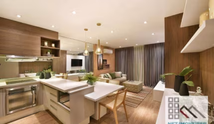 Apartamento 1 Dormitório (68m²), 1 Suíte, 2 Vagas, Varanda. A 300 metros do Parque do Ibirapuera