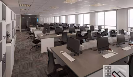 LAJE COMERCIAL (300m²), 6 BANHEIROS, 6 VAGAS, TOTALMENTE MOBILIADO. PRÓXIMO DO SHOPPING VILA OLÍMPIA