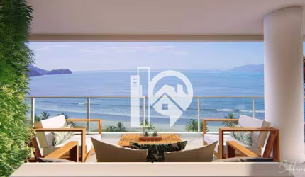 Apartamento de luxo frente para o mar, com 4 suítes à venda, 315 m² - Indaiá litoral norte SP - Caraguatatuba