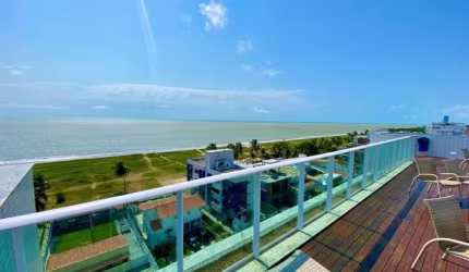 Lindo Apto Mobiliado Beira-Mar Camboinha