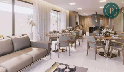 Apartamento moderno com 3 quartos no Juvevê