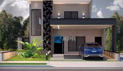 Casa à venda, terreno de 260 m² e 252 m² de área construída, 3 suítes, closed, hobby box e piscina, no Condomínio Floradas do Paratehy, SJC/SP!