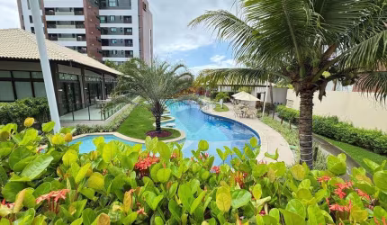 Alugo apartamento mobiliado no Paiva, 375m² +100m² de jardim privativo, 4(quatro) suítes, lazer completo, Piscina privativa, la