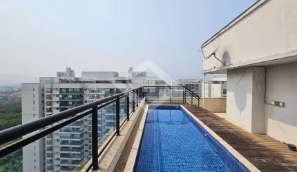 Cobertura Linear no Majestic: 4 Suítes, Piscina com Vista Pedra da Gávea