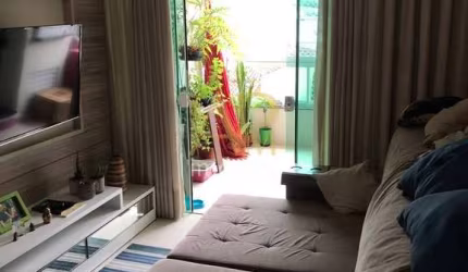 Apartamento à venda semimobiliado: 3 dorm (1 suíte) e sacada em Biguaçu.