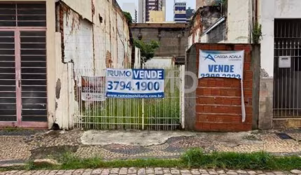 Terreno comercial à venda na Rua José de Alencar, 512, Centro, Campinas por R$ 350.000