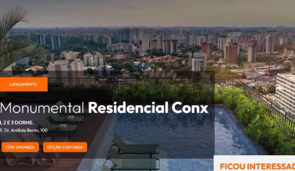 Monumental Adolfo Pinheiro Lançamento de 1,2 e 3 Dorms  ao lado do Metrô