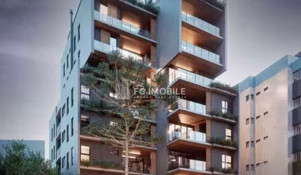 Apartamento Garden com 137 m² privativos e 4 suítes, à venda no bairro Juvevê - Curitiba/PR