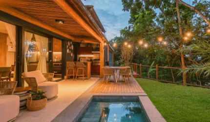 Excelente casa, alto padrão em Praia do Forte - Condomínio Praia do Castelo