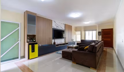 Sobrado para venda com 4 quartos, sendo 4 suítes, 213m²