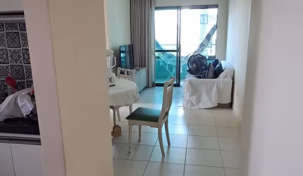 Apartamento com 2 quartos e 2 vagas de garagem no Bairro da Torre