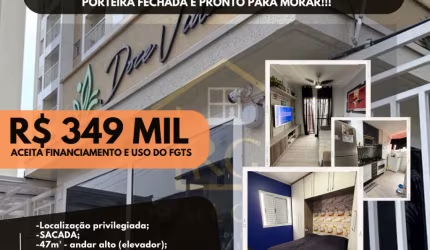 Apartamento para venda, Doce Vida, 2 dorms, porteira fechada, andar alto, 1 vaga, Portais II, Cajamar/SP