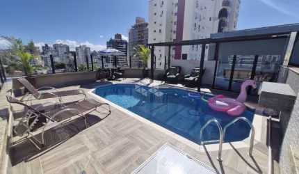 COBERTURA COM PISCINA E SALÃO DE FESTAS - 4 QUARTOS, SENDO 3 SUÍTES, 3 VAGAS LIVRES E 3 HOBBY BOX!