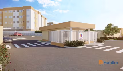Apartamento térreo 2/4 à venda no Cond. Parque Avenida, Fernando Collor, Socorro.