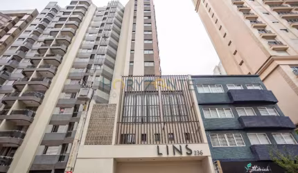 Apartamento com 1 quarto à venda na Rua Lamenha Lins, 236, Centro, Curitiba, 25 m2 por R$ 320.000