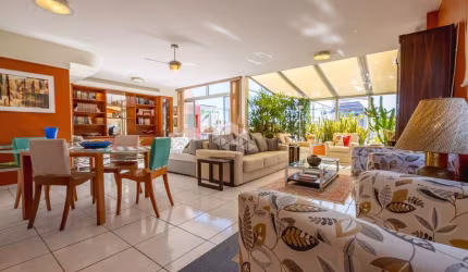 Cobertura com 5 quartos - 297 m² - Canajurê - Florianópolis/SC à venda, vista para o m