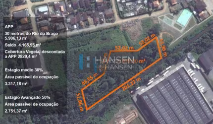 Terreno à venda, 8606 m² por R$ 1.150.000,00 - Jardim Sofia - Joinville/SC