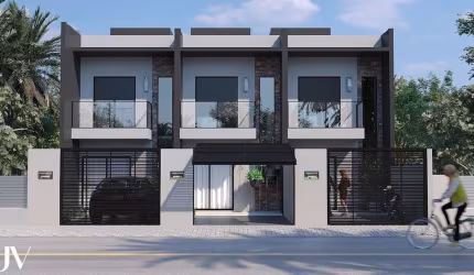 Sobrado com 1 suíte + 2  dormitórios à venda, 112 m² por R$ 580.000 - Enseada - São Francisco do Sul/SC