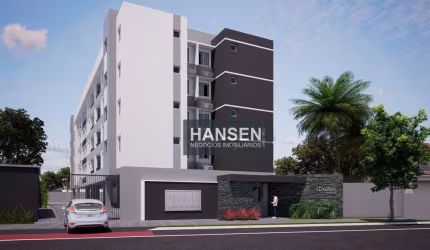 Apartamento com 1 suíte + 1  dormitório  à venda, 48 m² por R$ 282.534 - Itaum - Joinville/SC