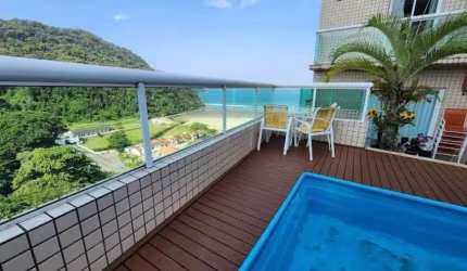 Cobertura para venda possui 323 metros quadrados com 3 quartos em Canto do Forte - Praia Grande - SP