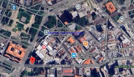 Terreno 477m².  Excelente localização á 4 minutos andando para a estação do metrô Sé; Entre as Ruas dos Carmelitas, Anita Garibaldi e Silveira Martins