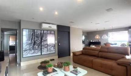COP 30 - APARTAMENTO MOBILIADO DE 4 SUÍTES SENDO 1 MASTER MAIS GABINETE! ÁREA PRIVATIVA DE 274M². 3 VAGAS DE GARAGEM. NASCENTE.